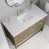 Emmeline 48" (Vanity Only Pricing) in Pebble Oak